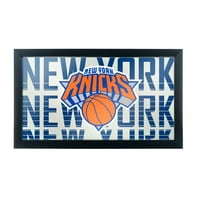 Çerçeveli Logo Ayna - Şehir - New York Knicks