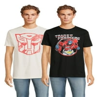 Transformers Erkek ve Büyük Erkek Grafik Tişörtleri, Boyutları S - 3XL