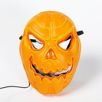 Spooktacular Kreasyonlar LED Kabak Cosplay Maske, Yetişkin Cadılar Bayramı Kostüm, Bir Boyut