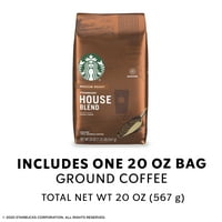 Starbucks Orta Kavrulmuş Öğütülmüş Kahve - Ev Harmanı -% 100 Arabica - çanta