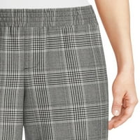 Time and Tru Kadın Geniş Paçalı Pantolon, Normal Bedenler için 30 İç Dikiş, S-2XL Bedenler