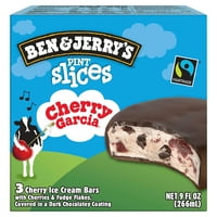 Ben & Jerry's Bira Bardağı Dilimleri dondurma çubukları Cherry Garcia® oz, Kont