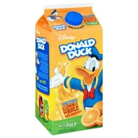 Donald Duck Orijinal Posasız% 100 Saf Portakal Suyu, Fl. Oz