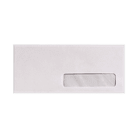 LUXPaper Sağ Yan Pencere Zarfları, 1 2, Parlak Beyaz, 250 Paket
