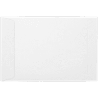 LUXPaper Açık Uçlu Zarflar, Parlak Beyaz, 250 Paket