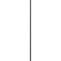 Ekena Millwork 12 W 75 H Ömür Boyu Vinil, Standart iki eşit Panel, Yükseltilmiş Panel Kepenkler, w Montaj Kepenkleri-Lok'lar