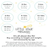 Little Star Organik Erkek Bebek Pk Tulum, Beden Yenidoğan - Aylar