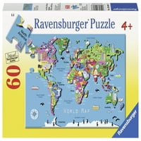 Ravensburger - Dünya Haritası - Çocuk Yapboz