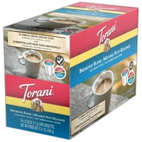 Torani Kahve Kahvaltı Karışımı, Keurig K-Cup Bira Üreticileri için Tekli Servis Fincan Porsiyonu, Sayım