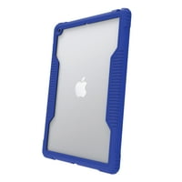onn. iPad için ince Sağlam Tablet Kılıfı - Mavi Şeffaf