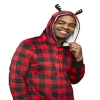 Jolly Jammies Buffalo Ekose Eşleşen Aile Noel Birliği Takım Elbise Pijama Takımı