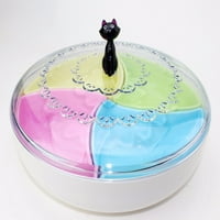 Yenilik Tasarım Şanslı Kedi Şeker Bo Dayanıklı Plastik Parlak Renkli Mutfak Organize LS02086