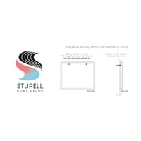 Stupell Industries Merry Christmas Tatil Kırmızı Kamyon Santa Cüceler ve Ağaç Grafik Sanat Galerisi Sarılmış Tuval