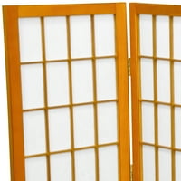 Oryantal Mobilya Ft Boyunda Masaüstü Pencere Bölmesi Shoji Ekran, panel, bal