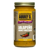 Aubrey D. Jalapeno Ballı Hardal, 375ml