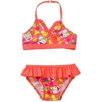 Hello Kitty Bebek Yürüyor Kız Bikini Mayo