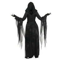 Eğlence Dünyası A.Ş. Soulless Reaper Cadılar Bayramı Fantezi Kostüm Kadın, Yetişkin, Siyah