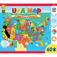 Çocuklar için Başyapıtlar Yapboz - ABD Haritası - 16,5 x 12,8