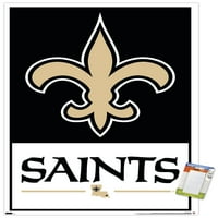 New Orleans Saints-Logo Duvar Posteri, 22.375 34