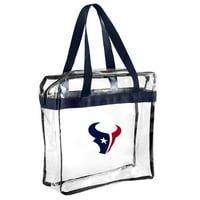 Houston Texans Şeffaf Messenger Temel Tote Çanta