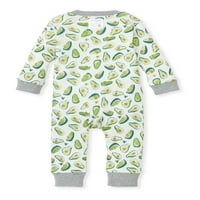 Burt'un Arılar Bebek Yenidoğan Erkek Bebek Organik Pamuk Uyku 'N Oyun Ayaksız Pijama