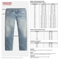 Levi Strauss & Co.'nun imzası. Erkek ve Büyük Erkek Rahat Kesim Kot Pantolon