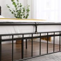 Irene Inevent platform yatağı tam boy yatak Vakıf Dikdörtgen Başlık Metal Çerçeve yatak odası mobilyası