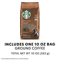 Starbucks Orta Kavrulmuş Öğütülmüş Kahve, Organik Yukon Karışımı, Oz