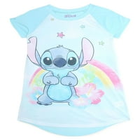 Lilo & Stitch Kız Çocuk Pijama Gecelik, 4-10 Beden