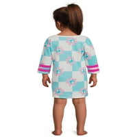 Barbie Bebek Kız ¾ Kollu Pijama Uyku Tulumu, Beden 2T-5T