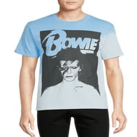 Bowie Erkek ve Büyük erkek Batik Kısa Kollu grafikli tişört