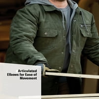 Orijinal Dickies erkek Kanvas Kapüşonlu Ağır İş Giysisi Gömlek Ceket
