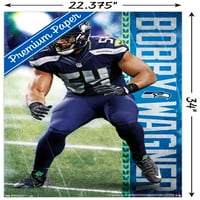 Seattle Seahawks - Bobby Wagner Duvar Posteri, 22.375 34