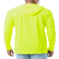 Wrangler İş Giysisi Kapüşonlu Erkek Uzun Kollu UPF Güneş Gömleği, beden S-3XL