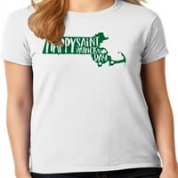 Grafik Amerika Aziz Patrick Günü Shamrock Tatil kadın Grafik T-Shirt Koleksiyonu