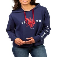 S. Polo Assn. Tanışma ve Selamlama Logo Sweatshirt Kadın