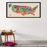 Amerika Birleşik Devletleri Haritası - Metin