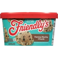 Friendly's Vienna Mocha Chunk Premium Dondurma Küveti - 1. Quart'ın