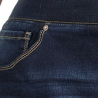 Terra & Sky Kadın Büyük Beden Pull-On Bootcut Kot Pantolon