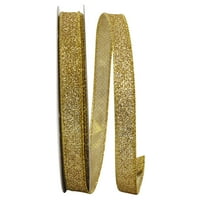 Kağıt Glitter Noel Altın Naylon Şerit, 25yd 0.62in, 1 Paket