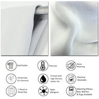 Designart 'Armor Metal Texture' Bohem ve Eklektik Karartma Perde Paneli