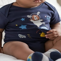 Gerber Erkek Bebek Kısa Kollu Tulum Bodysuits