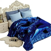 Peluş Polar yatak battaniyesi, Yumuşak, Geri Dönüşümlü Sıcak Battaniye Kraliçe 77 x87