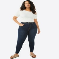 Ücretsiz Montaj kadın Temel Yüksek Rise Skinny Jeans