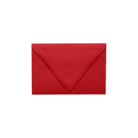 LUXPaper Bir Kontur Kapağı Davetiye Zarfları, 1 4, lb. Yakut Kırmızısı, Paket
