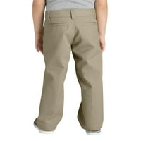 Dickies Erkek okul üniforması Klasik Fit Düz Bacak Düz Ön Pantolon, Boyutları 4-& Husky