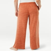 Joyspun Kadın Haccı Örgü Geniş Bacak Pijama Pantolon, S Beden 3X