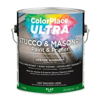 ColorPlace Klasik Dış Cephe Boyası, Yarı Parlak, Vurgu Tabanı, Galon