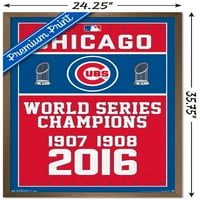 Chicago Cubs-Şampiyonlar Duvar Posteri, 22.375 34
