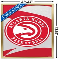 Atlanta Hawks - Logo Duvar Posteri, 22.375 34